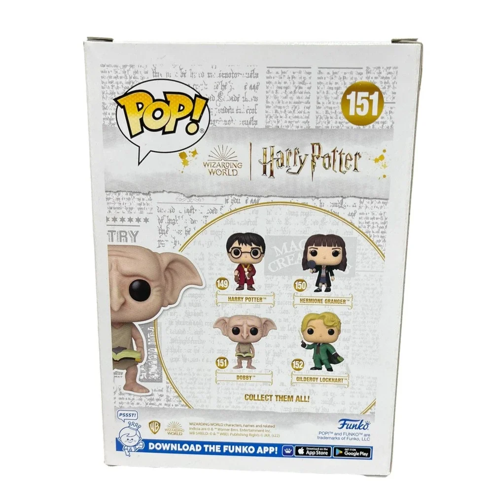 Funko Pop‎ Harry Potter Dobby 151 Wizarding World Vinyl Figure Magical Creatures